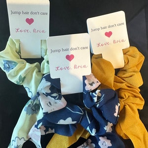 Custom Scrunchie Tags