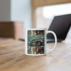 Xícaras de café de cerâmica branca ChatGPT para sala de aula - Caneca meme engraçada ChatGPT - Presente de IA para professor - Papai Noel secreto - presente de escritório - Presente engraçado para professor