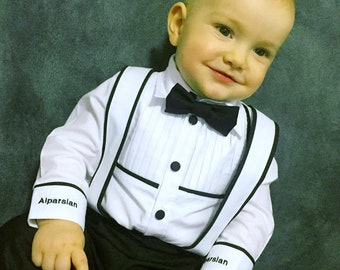 Baby Jungen Anzug, Baby Jungen Geburtstag Anzug, Chef Baby Anzug,