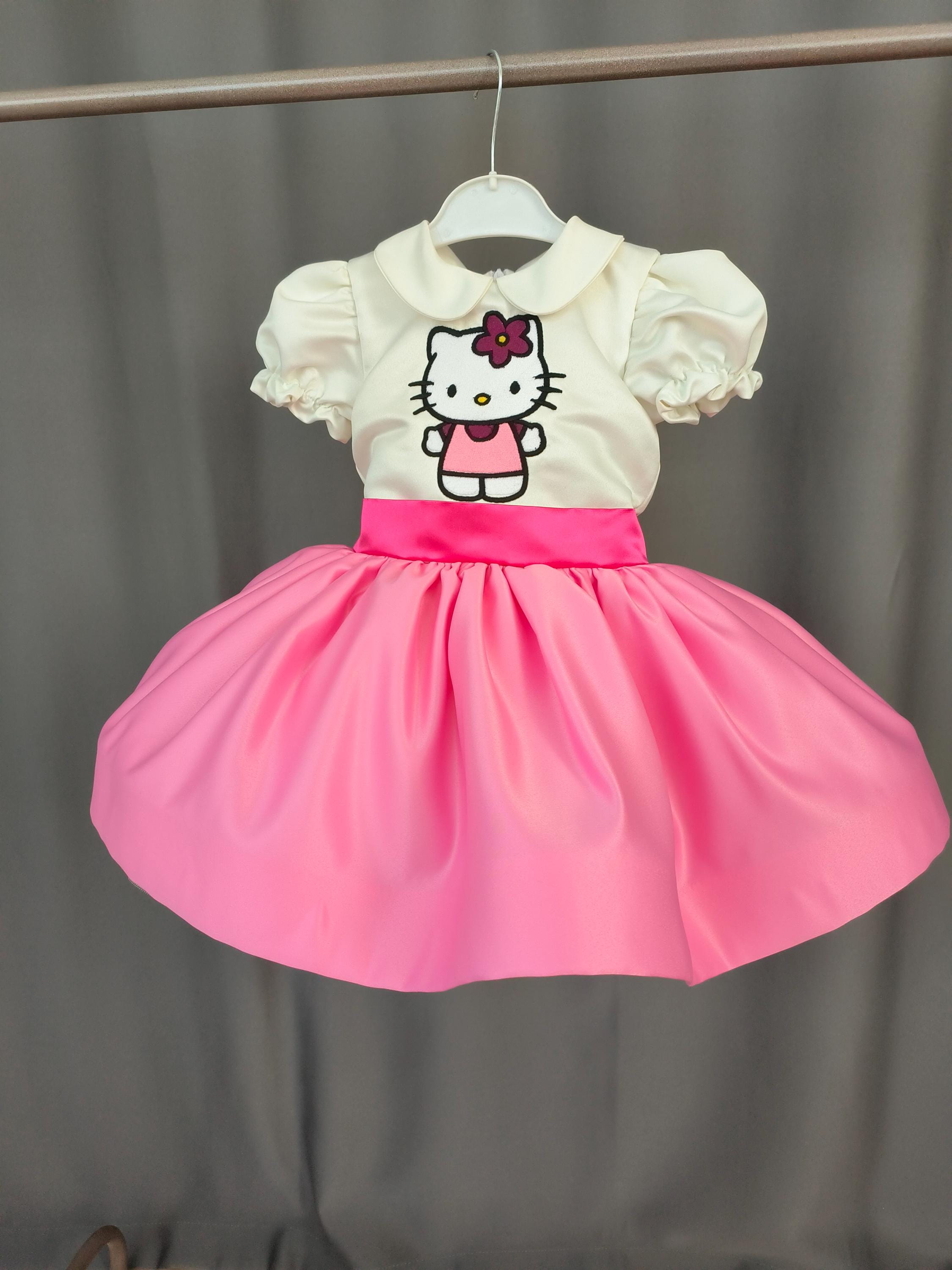 Kitty birthday dress - Etsy México, image size:2250x3000