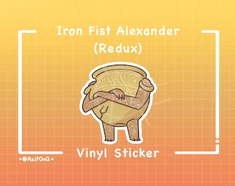Elden Ring: Iron Fist Alexander (Redux) Vinyl Sticker