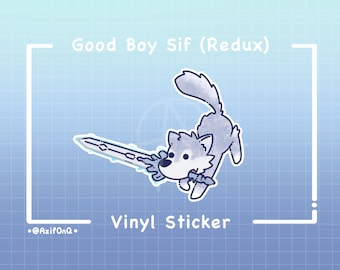 Dark Souls: Good Boy Sif (Redux) Vinyl Sticker