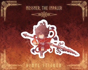 Elden Ring: Messmer, The Impaler Vinyl Sticker