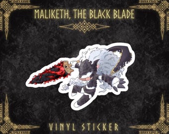 Elden Ring: Maliketh, The Black Blade Vinyl Sticker