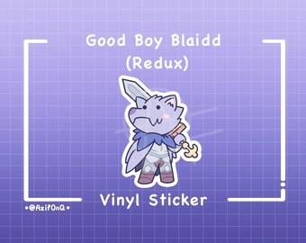 Elden Ring: Good Boy Blaidd (Redux) Vinyl Sticker