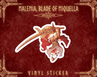 Elden Ring: Malenia, Blade of Miquella Vinyl Sticker