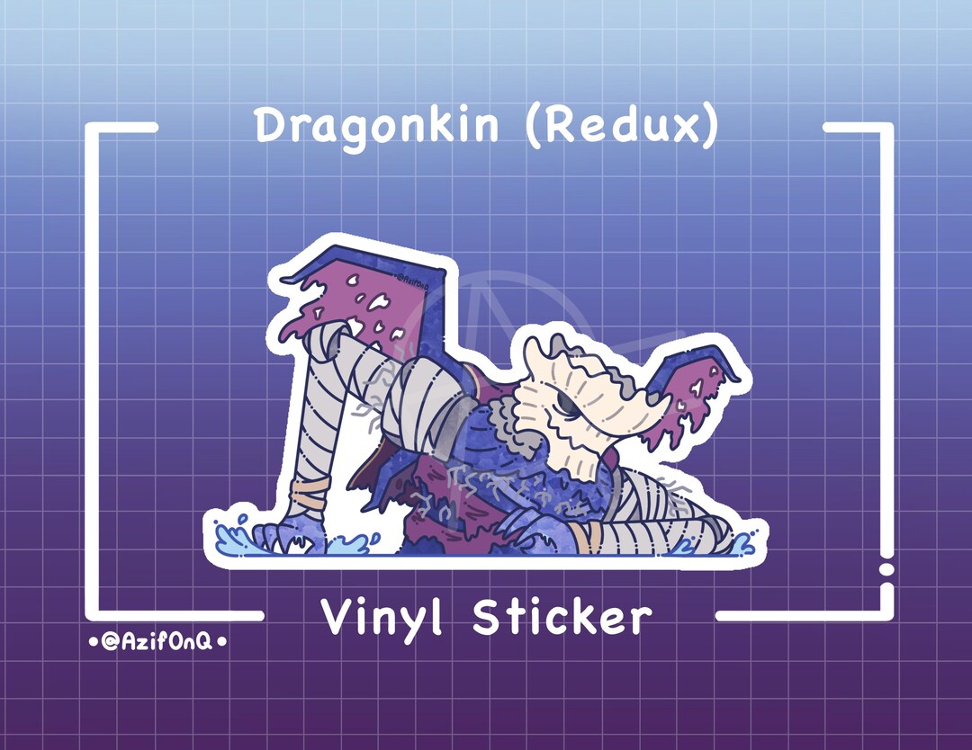 Elden Ring: Dragonkin redux Sticker - Etsy