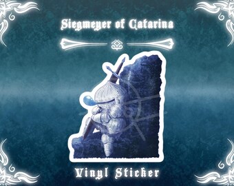 Dark Souls: Siegmeyer of Catarina Vinyl Sticker