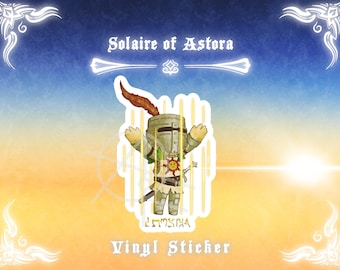 Dark Souls: Solaire of Astora Vinyl Sticker