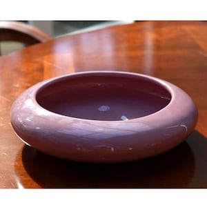 Haeger Floral Light Pink Round Planter - 9.25 Inches