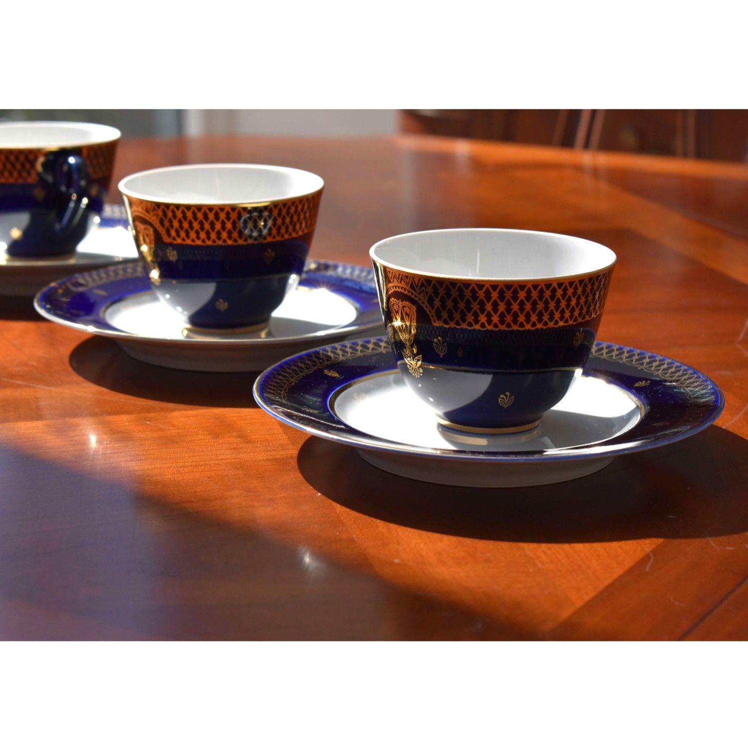 超希少❗ヴィンテージ ロモノーソフ ロシア カップ&ソーサー 2組セット