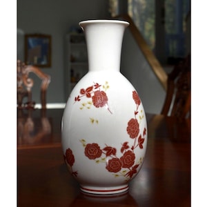 Hutschenreuther Porcelain Vase  10.25&quot; Tall, 5&quot; Diameter