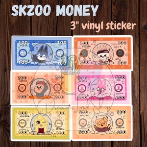 SKZOO Money Vinyl sticker