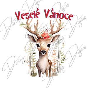 Festeggia il Natale ceco con questo design, clipart a 300 dpi che puoi stampare su qualsiasi regalo tu voglia e avere un eccellente regalo di Natale.