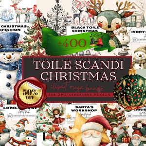 Weihnachten Toile Clipart Urlaub, Scandi Weihnachtscliparts, Scandi Santa, Weihnachten Ephemera, Skandinavische Folklore Weihnacht, Quirky Santa Png