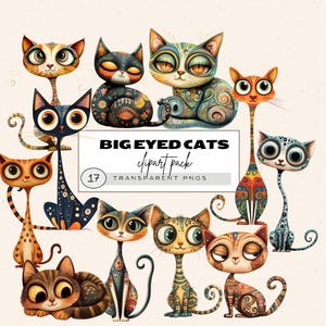 Quirky Cat Clipart, High Resolution Cat Clipart, Sleeping Cat Clipart, Cartoon Cat, Funny Whimsical Cat Png, Quirky Cat Png, Quirky Animals