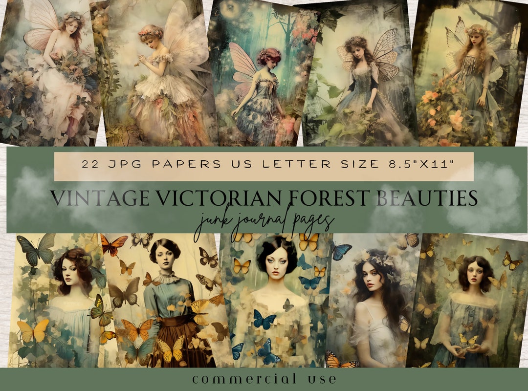 Forest Fairy Junk Journal Kits, Forest Fairy Junk Journal, Watercolor ...