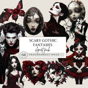 Oeufs gothiques Clipart, Clipart poupée gothique, Pâques gothique Png, Clipart coeur gothique, princesse gothique Png, vampire Png, vampire médaillon Png