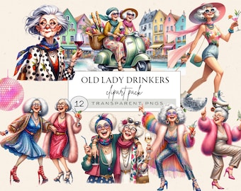 Funny Old Ladies Clipart, Old Couple Clipart, Funny Old Lady Png, Old Funny Ladies Png, Old Lady Png, Best Friends Forever Mug Png