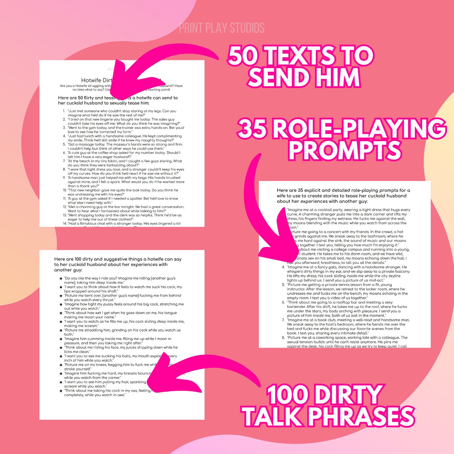 Cuckold Dirty Talk Prompts for Hotwife Game | Femdom Game Hotwifing Cuck Ideas | Cuckold Game