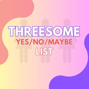 Triospel Ja/Nee/Misschien lijst | 200 vragen over trio voor swingers Lifestyle-spel voor koppels | Hotwifing Cuck-ideeën | Cuckolding hotwives