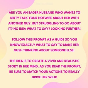 Hotwife Dirty Talk Prompts for Husbands | Hotwife Lifestyle, Stag Game