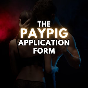Wannabe Paypig FinDom Application Form: Findom Tool for Goddess & Submissive Training | Financial Domination, Findom Content Creator