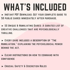 50 Humiliating Public Dares for Submissive Males | Femdom Guide for FLR