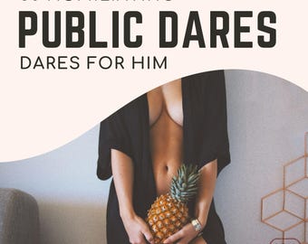 50 Humiliating Public Dares for Submissive Males | FemDom Guide for FLR, Public Play & Humiliation | Kinky Couples Game | Digital Download