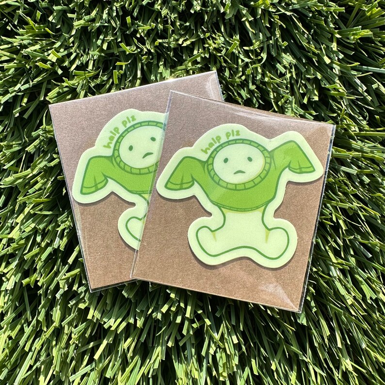 Smiski Sticker sweater Vinyl Waterproof Stickers Etsy