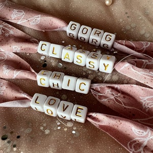 Custom Friendship Bracelet Frayed Fabric