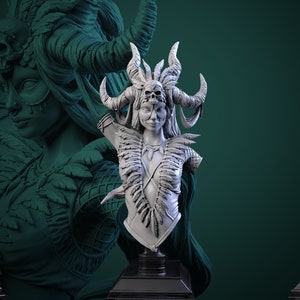 Al-Rah the Last Breath Bust - Resin Bust based of Fantasy tabletop gaming / DnD/Pathfinder/Etc