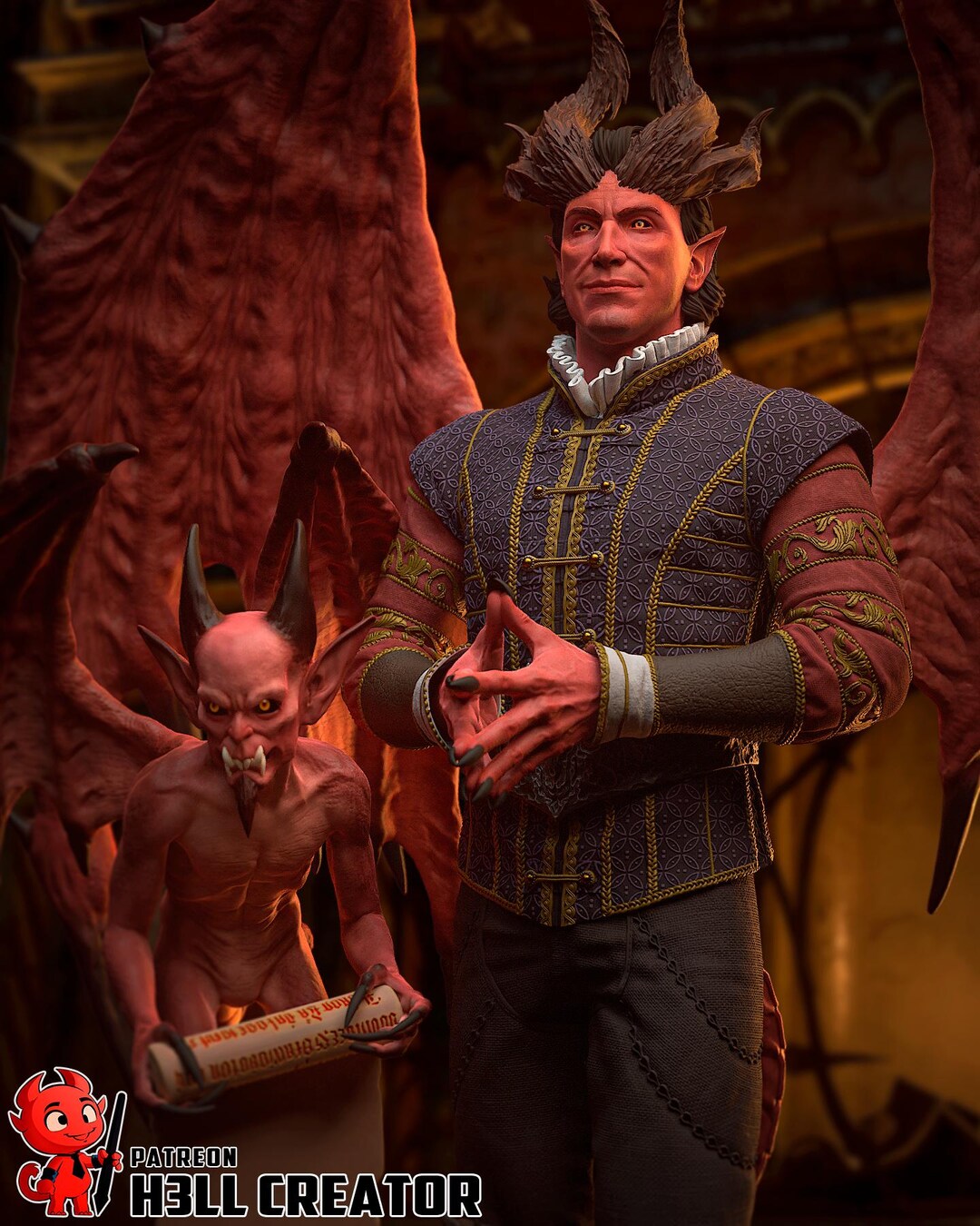 Raphael | Baldur's Gate 3 | Fan Art - 3D Printed Resin Figures ...