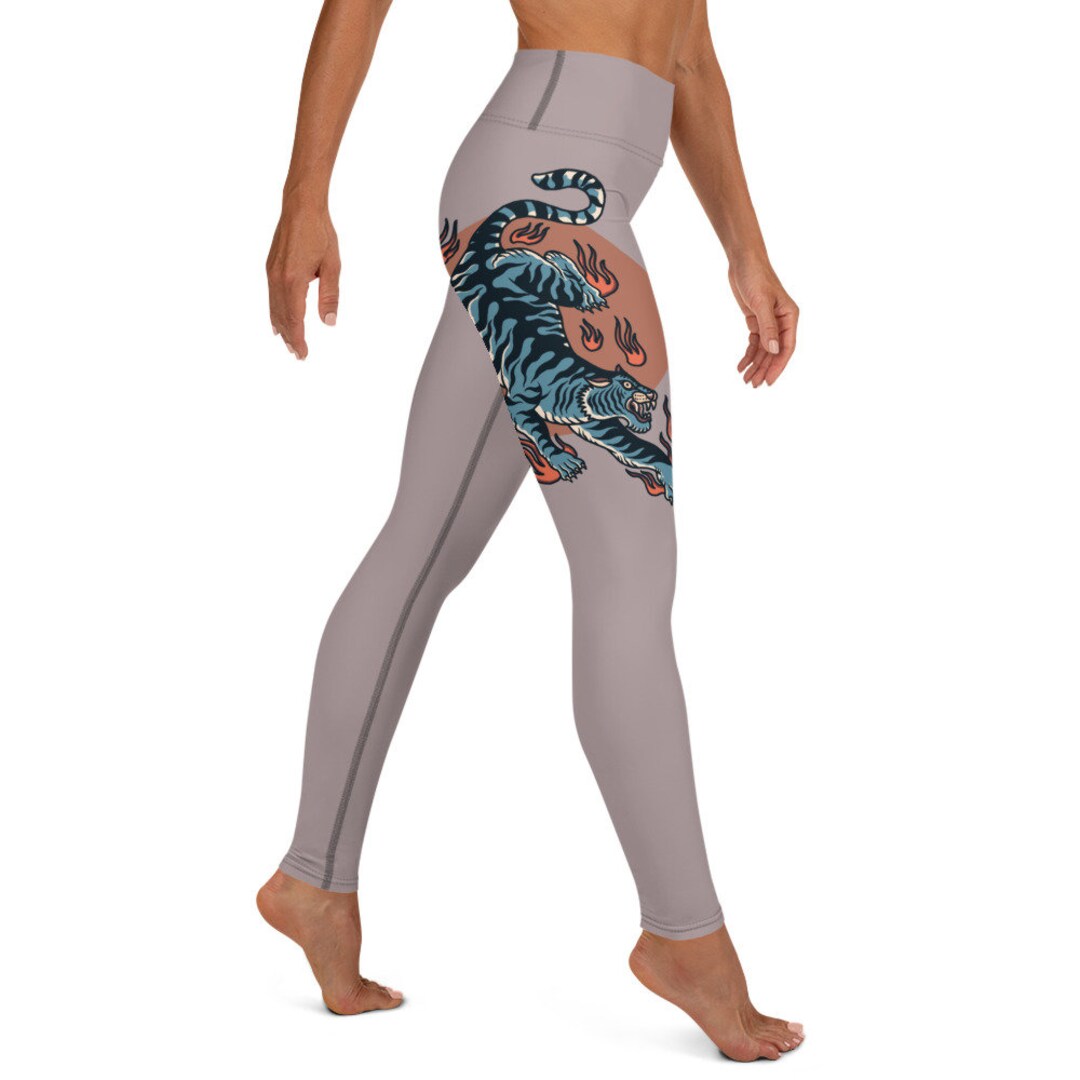 Oriental Tiger Yoga Leggings Soft & Stretchy for Women Etsy