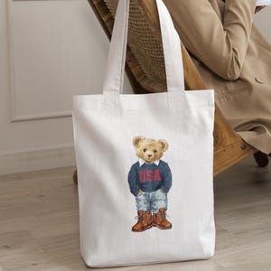 Ralph Lauren Polo Bear Tote Bag - Etsy