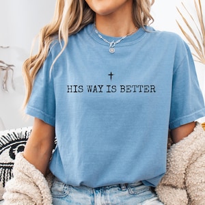 His Way Is Better PNG SVG PDF Faith T-Shirt Design Christian Digital Download Jesus Worship Graphic image 9