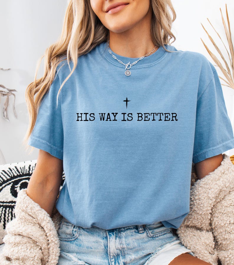 His Way Is Better PNG SVG PDF Faith T-Shirt Design Christian Digital Download Jesus Worship Graphic image 9
