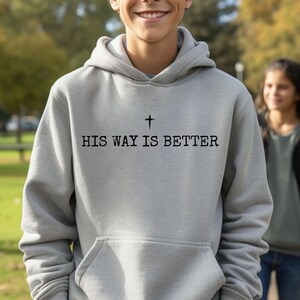 His Way Is Better PNG SVG PDF Faith T-Shirt Design Christian Digital Download Jesus Worship Graphic image 3