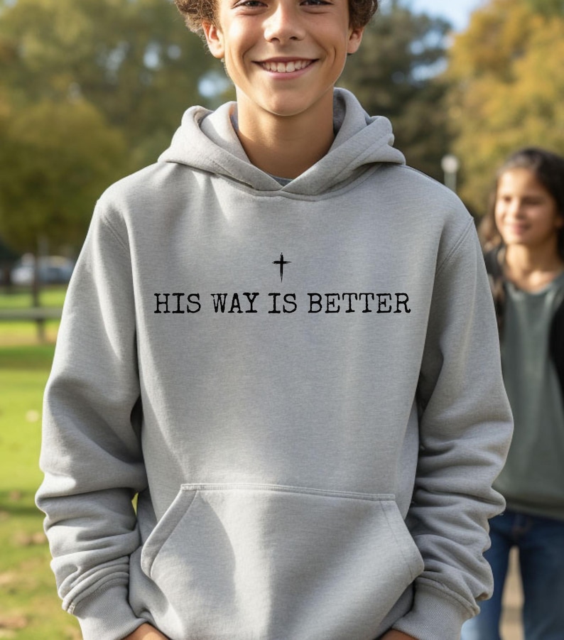 His Way Is Better PNG SVG PDF Faith T-Shirt Design Christian Digital Download Jesus Worship Graphic image 3
