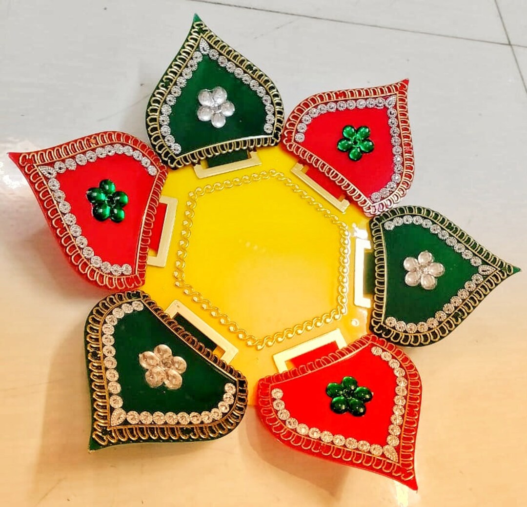 Acrylic Diya Set Etsy