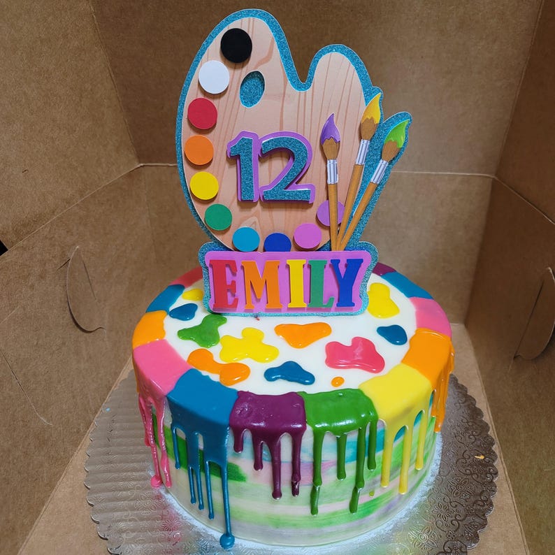 Cake Painting Crop Top main image 1