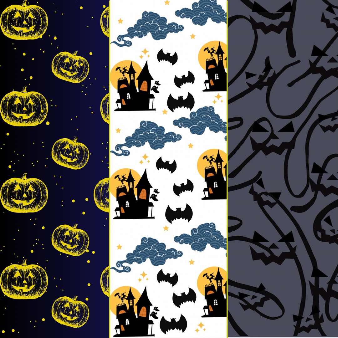 60 Halloween Digital Paper Clipart Pack PNG, JPG. With Skeleton ...