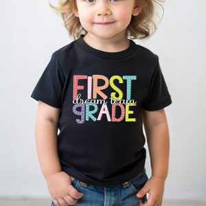 First Grade Shirt, Dream Team Shirt, Back to School Shirt, Kids School Shirt, First Grade Crew Shirt, 1st Grade Shirt, Boy School Shirt