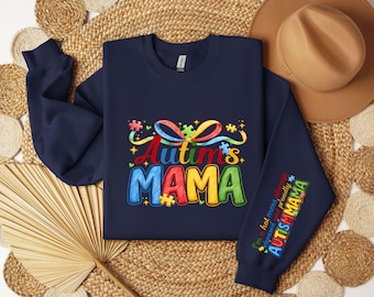 Autism Mama Shirt Sweatshirt Hoodie, Neurodiversity Mom Gift