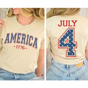 America 1776 Shirt, 4th of July Shirt, Memorial Day Tee, American Flag Shirt, Independence Day Gift, American Girl Shirt, Forth of July Tee