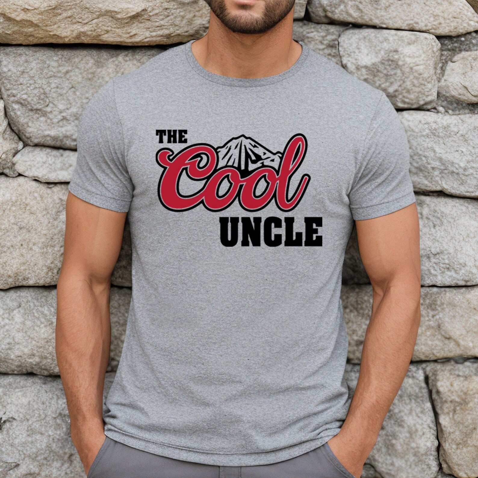 The Cool Uncle Shirt, New Uncle Shirt, Funny Uncle Shirt, Fathers Day ...