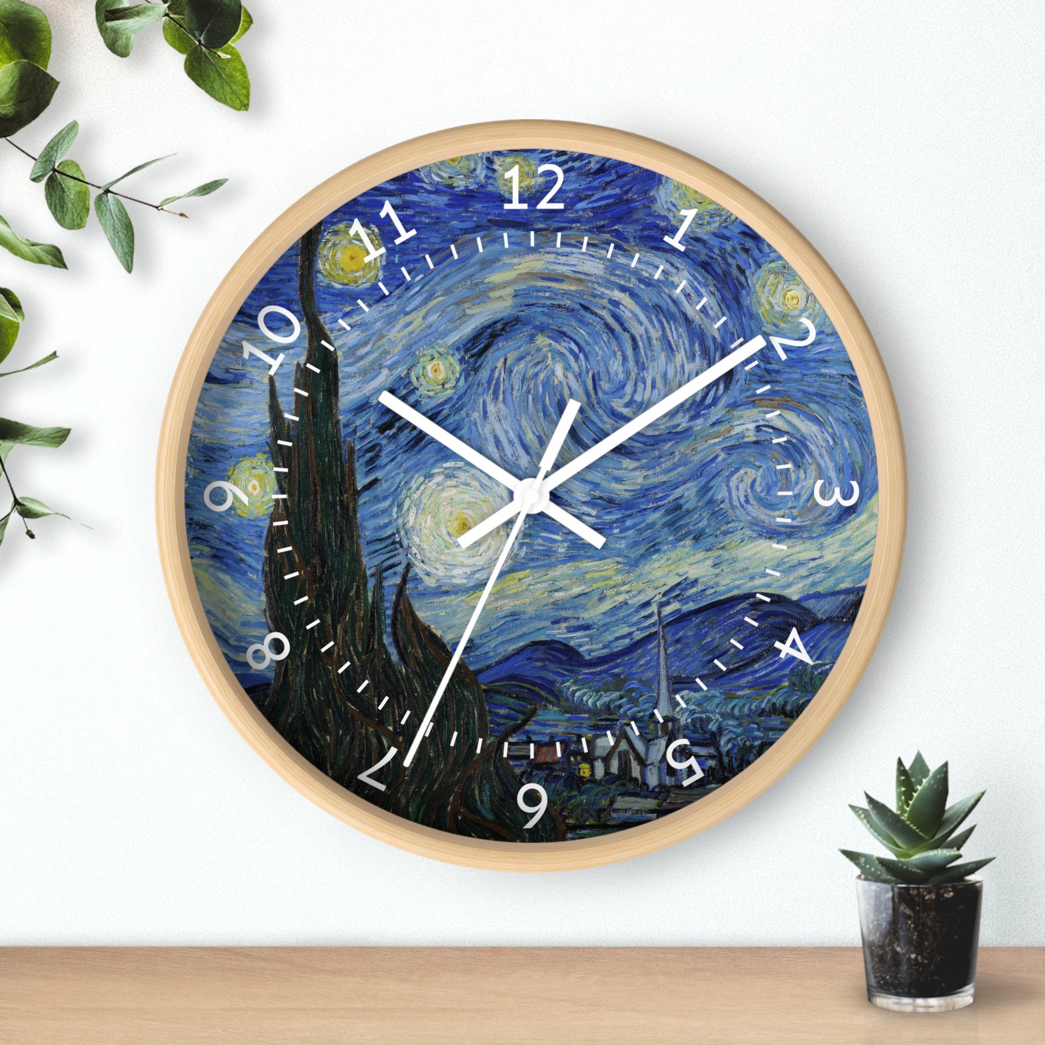 Discover Vincent Van Gogh ウォールクロック フィンセント ファン ゴッホ おしゃれ ウォールアート Home Decor