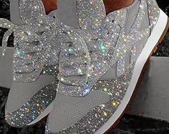 Back to School Women's Glitter Sports Shoes