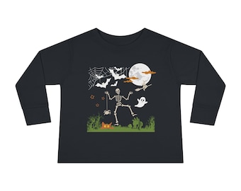 T-shirt a maniche lunghe per bambini di Halloween
