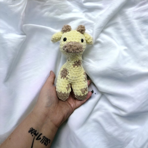 Crochet Baby Giraffe Plushie Teddy Handmade